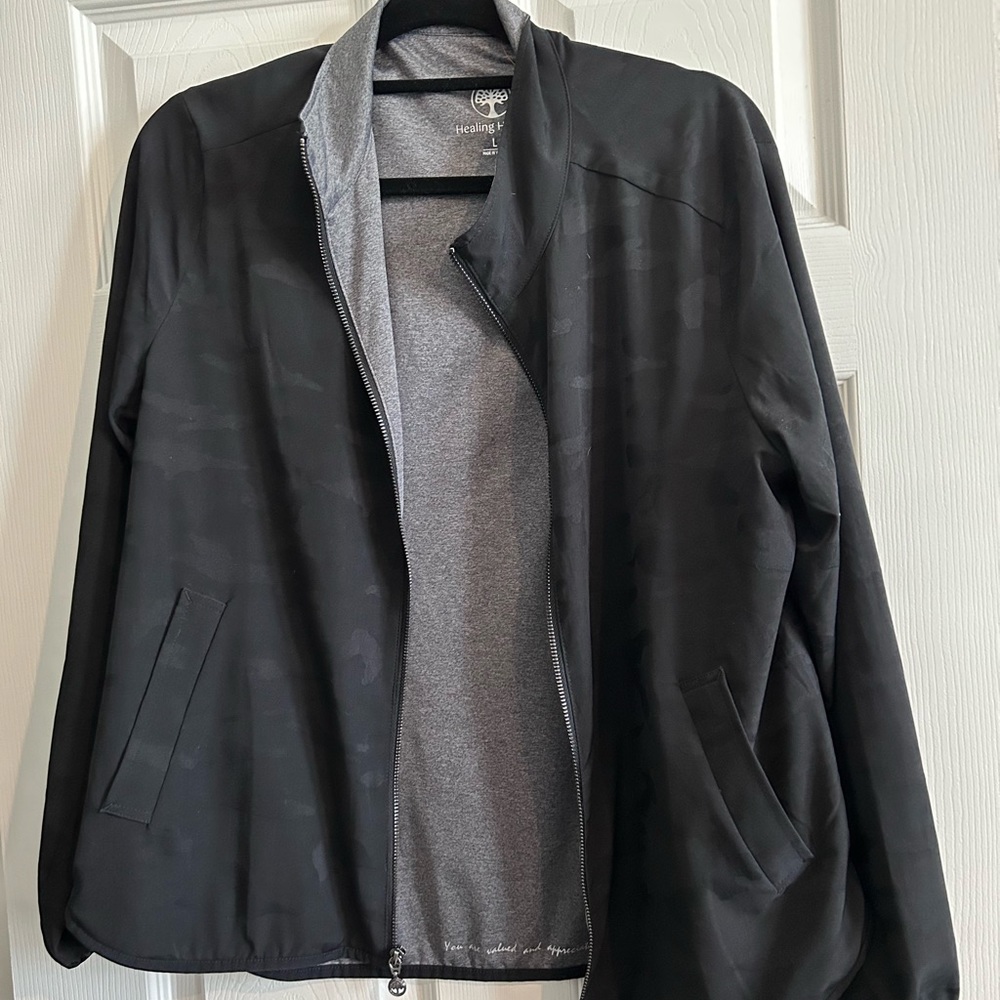 Healing Hands Destini Camo Jacket Black